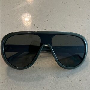 Anthropologie Stylish Dark Green Sunglasses